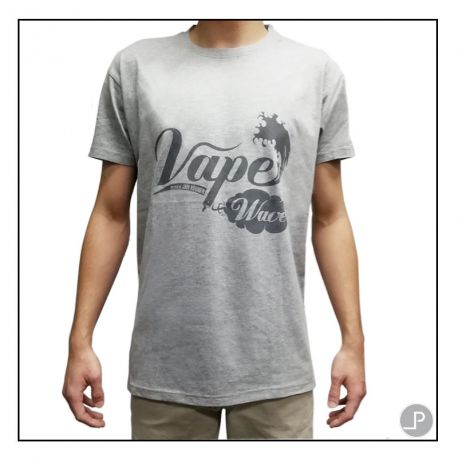 T-Shirt Vape Wave Gris