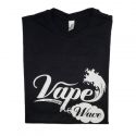 T-Shirt Noir Vape Wave