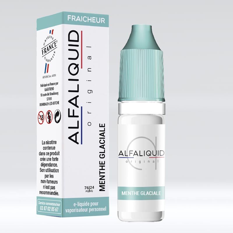 E-Liquide Menthe Glaciale Alfaliquid
