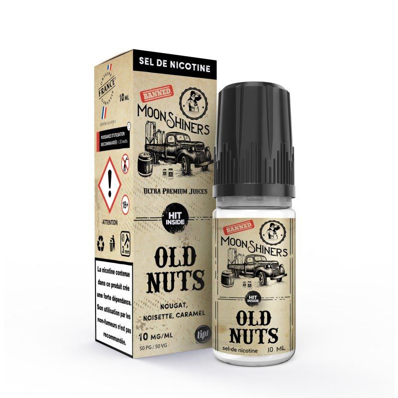 E-Liquide Old Nuts 10ml Sel De Nicotine Moonshiners