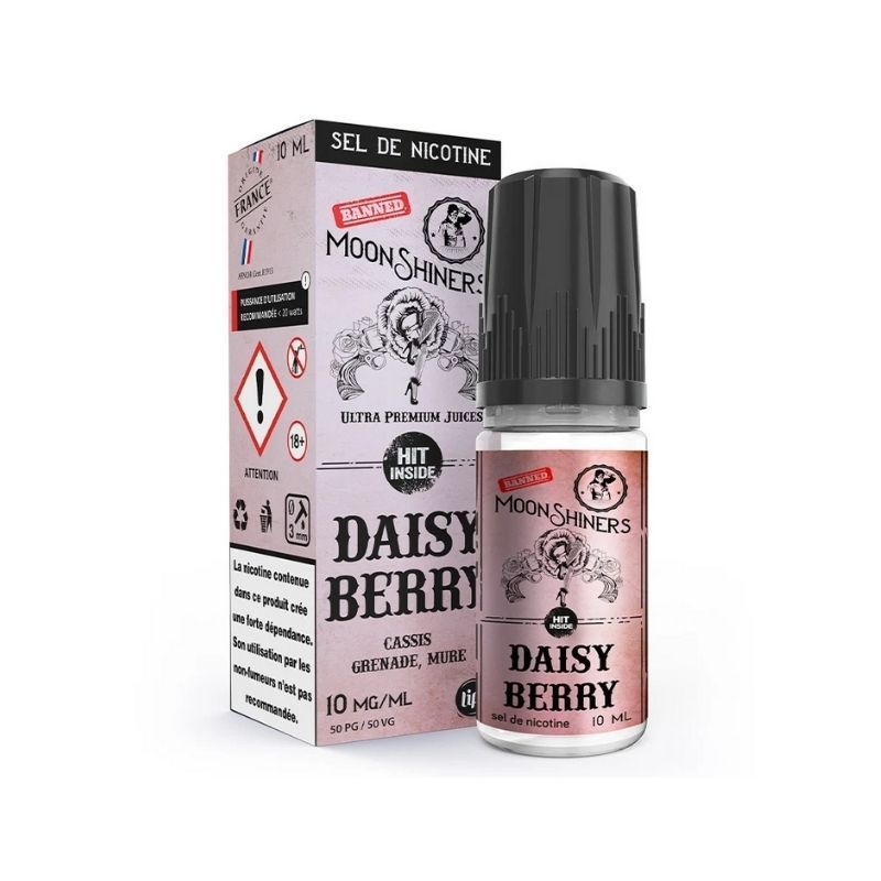 E-Liquide Daisy Berry 10ml Sels De Nicotine Moonshiners