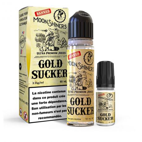E-liquide Gold Sucker 60ml Moonshiners