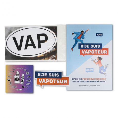 VAP StickerVapote, flyer JSV, sticker JSV & PIPELINE