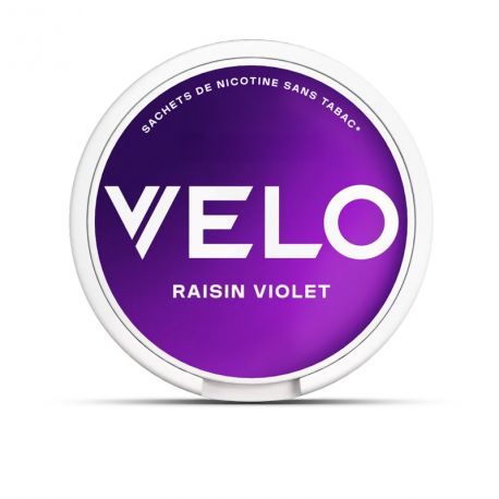 Sachets nicotinés Raisin Violet Velo