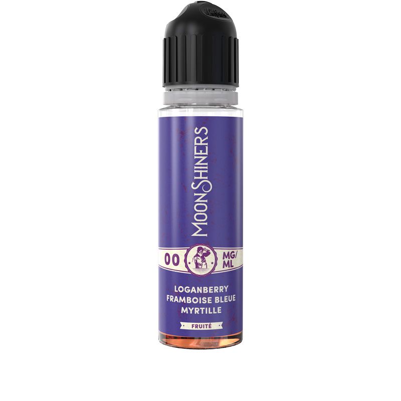 E-liquide Loganberry Framboise bleue Myrtille Moonshiners