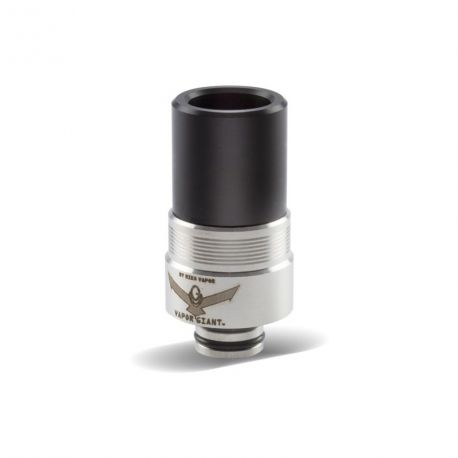 Drip Tip Inox/Delrin Noir Vapor Giant