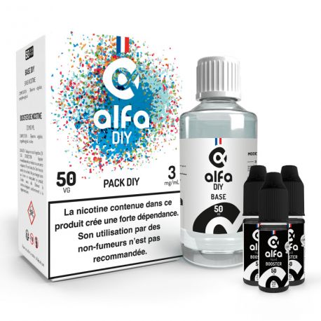 Pack Alfa DIY 200ml 50PG / 50VG