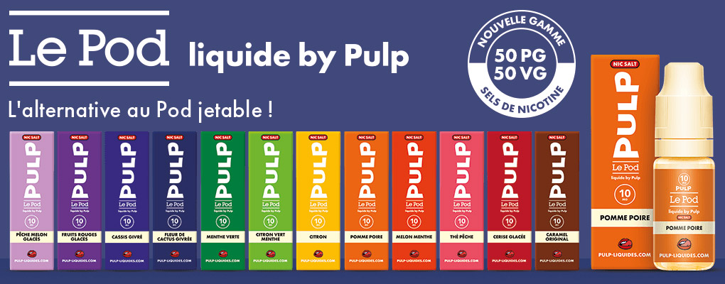 E-liquides PULP Le Pod Liquide