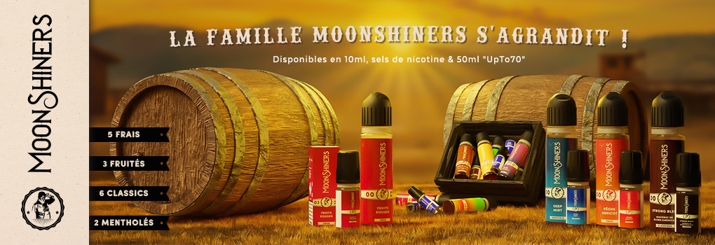 E-liquides Moonshiners